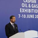 6. - 7. juni: Kronprins Haakon leder den norske delegasjonen til the Caspian Oil and Gas Exhibition, Baku (Foto: Frode Overland Andersen, UD)